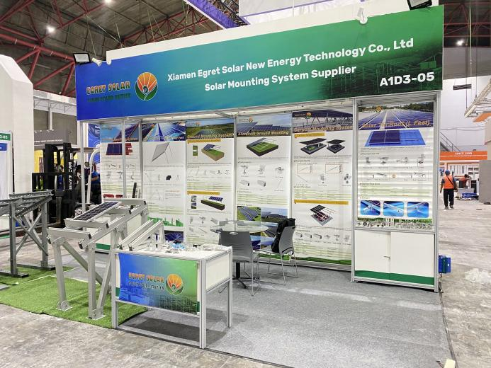 Egret Solaris Adscendens Bracket lucet in Solartech Indonesia 2026