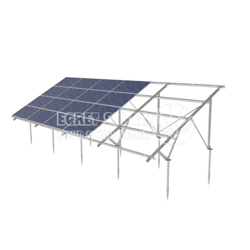 Carbon Steel Solar Panel Ground Adscendens System