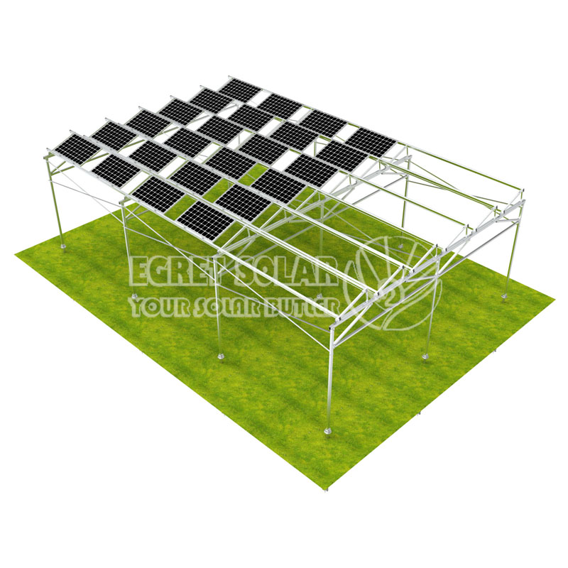 Aluminium tripode agriculturae Solarium